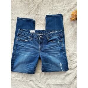 Gap 1969 Crop Jeans Real Straight Size 29